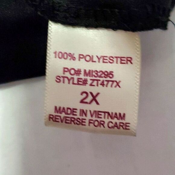 Timing Black & Red Roses Print Sheer Overlay Ruffle Sleeves Flowy Top Boho - Picture 8 of 8